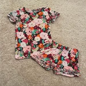 2T posh peanut sleep short set